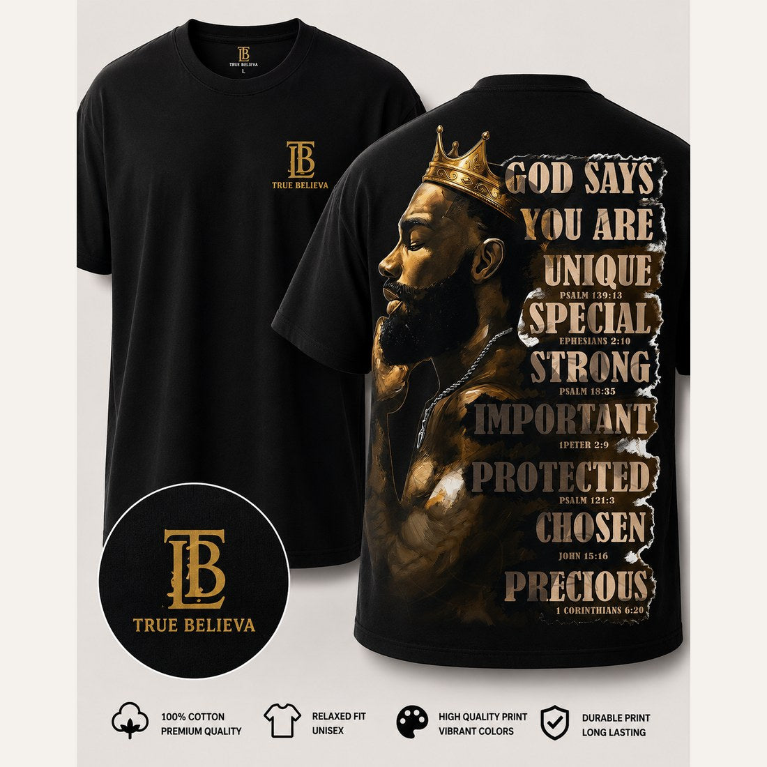 True Believa Faith Collection T-shirt