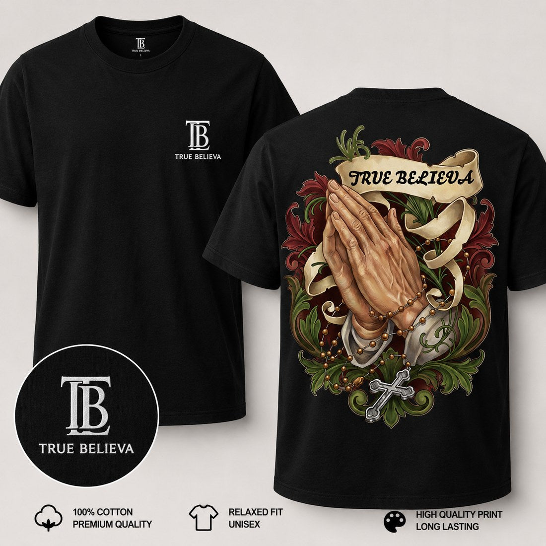 True Believa Faith Collection T-shirt